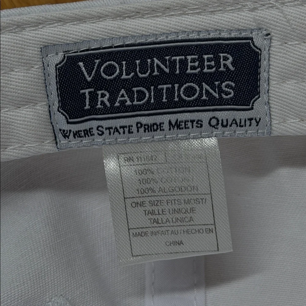 Volunteer Traditions Smokey BlueTick White strap back adjustable women’s hat. - Picture 6 of 8
